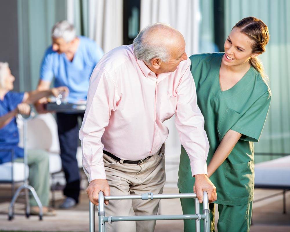 Alhambra patient and nurse