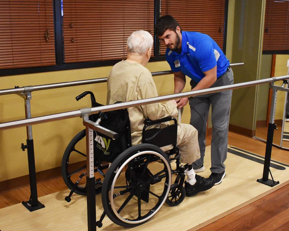 Alhambra patient doing rehabilitation